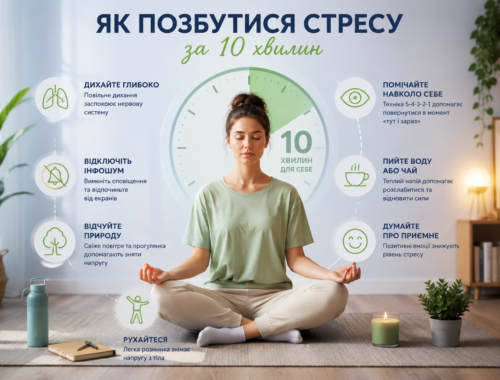 Як позбутися стресу за 10 хвилин